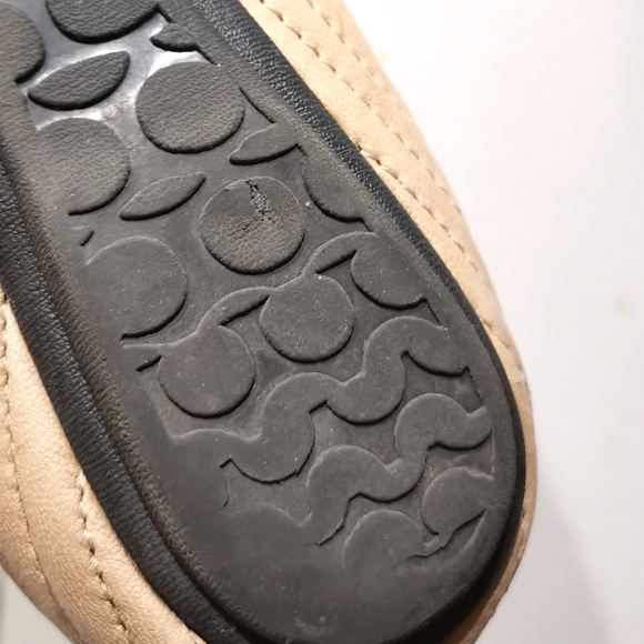 Leather ballerinas flats 8 - Picture 6 of 7